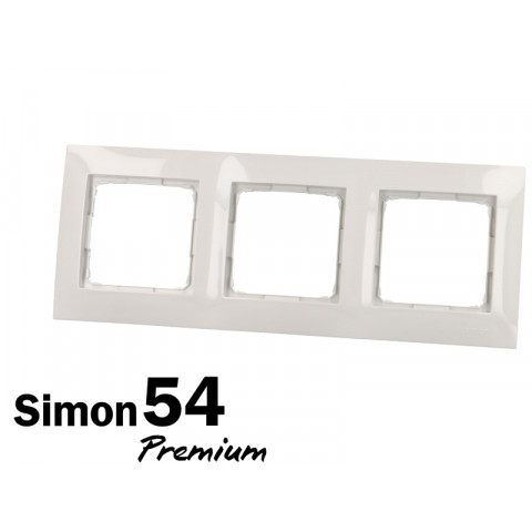 Plaque blanche triple
