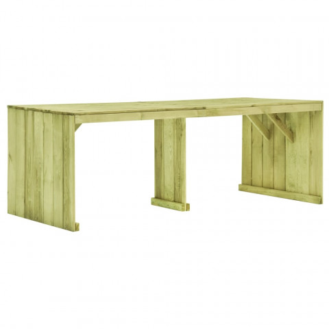 Table de jardin bois de pin imprégné - Dimensions au choix
