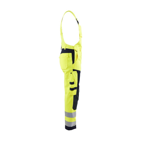 Cotte à bretelles multinormes Jaune-Fluo/Marine 26081514 - Taille au choix