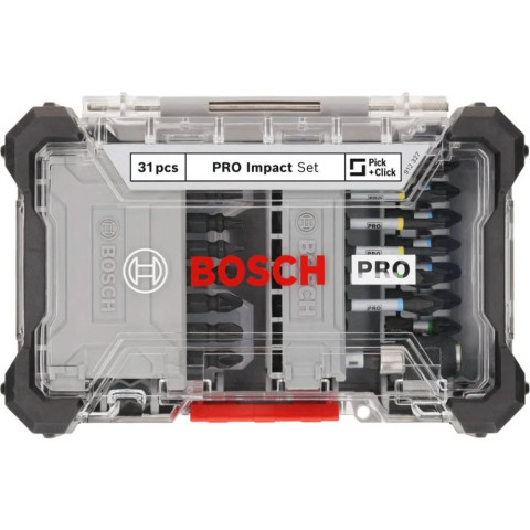 Jeu d'embouts de vissage PRO impact, 31 pcs. - BOSCH - 2608521U71