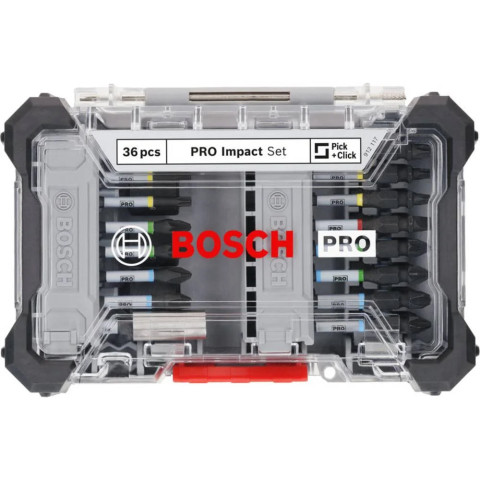 Jeu d'embouts de vissage PRO impact, 36 pcs. - BOSCH - 2608522517