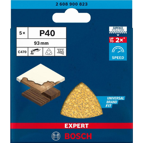 Feuille abrasive BOSCH EXPERT DELTA C470 - 26089008