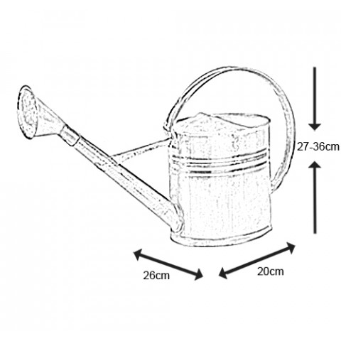 Arrosoir en zinc 10 litres