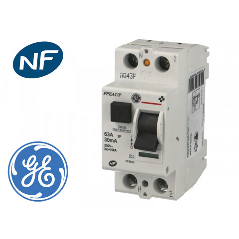 Interrupteur différentiel 63a / 30ma / type ac