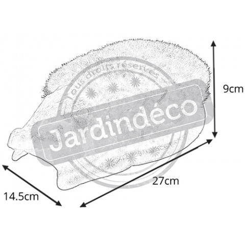 Brosse à chaussure hérisson