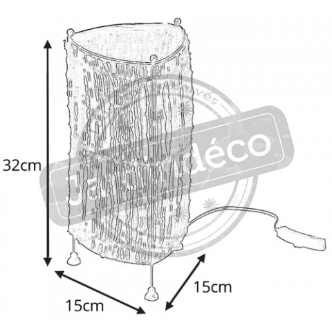 Lampe en coco