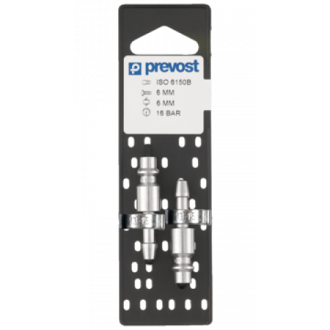 Embout de diamètre 6 mm pour flexible au diamètre intérieur de 9 à 10 mm - PREVOST - IRP 066810