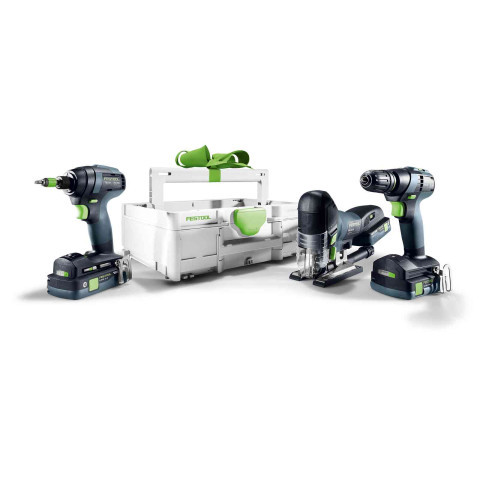 Kit Combo sans fil FESTOOL Montage - TID 18 + TXS 18 + PSC 420 + TB M 137 - 578026