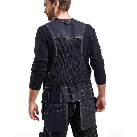 Gilet porte-outils X1500 Noir 31001380 - Taille au choix