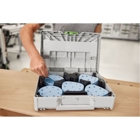 Systainer d'abrasifs FESTOOL SYS-STF - D125 - GR-Set Granat - 578193