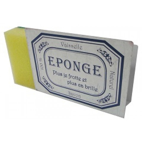 Porte éponge en métal blanc