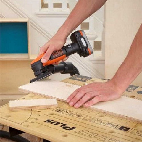Ponceuse à batterie delta 12v bdcds12n black and decker