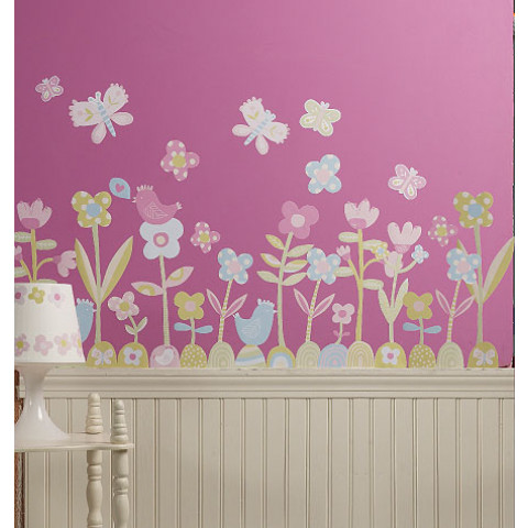 Stickers chambre bébé c'est le printemps