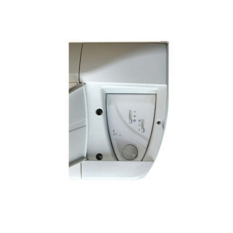 Ventilo-convecteur carrossé vertical 3,74 kw 370 m3/h reprise frontale avec thermostat intégré aquavent axelair