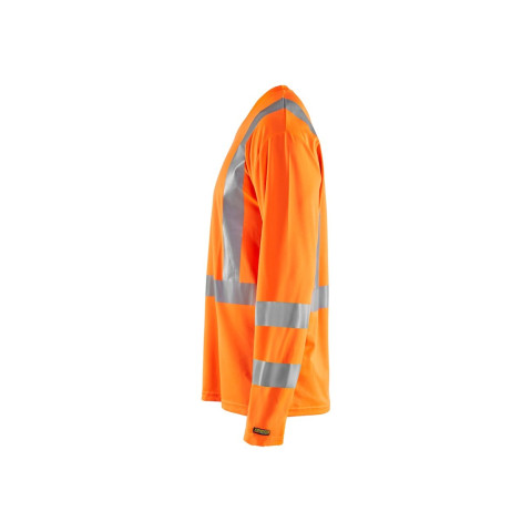 T-shirt à manches longues col V haute-visibilité anti-UV 33831011 - Couleur et taille au choix