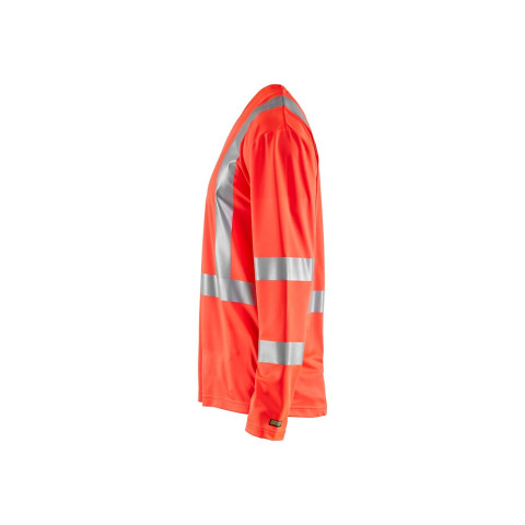 T-shirt à manches longues col V haute-visibilité anti-UV 33831011 - Couleur et taille au choix