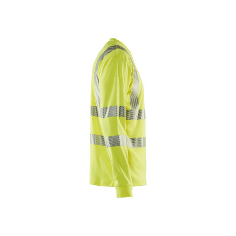 T-shirt multinormes manches longues Jaune-Fluo 34811761 - Taille au choix