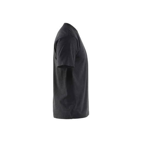 T-shirt uni Noir/Gris-Clair 35251053 - Taille au choix