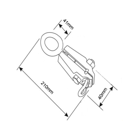 Serre-joints pour carrosserie bh8bc1 bahco