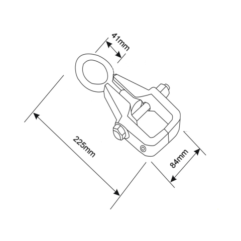 Serre-joints pour carrosserie bh8bc2 bahco