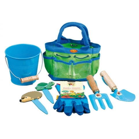 Sac de jardinage enfant 6 accessoires - Couleur au choix