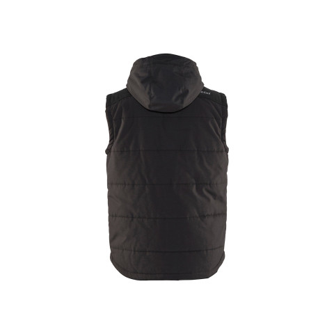 Gilet doublé à capuche gris foncé 38991845 - Taille au choix
