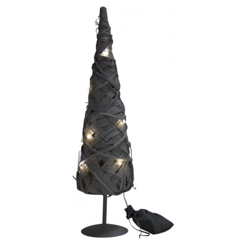 Sapin bois et leds à poser