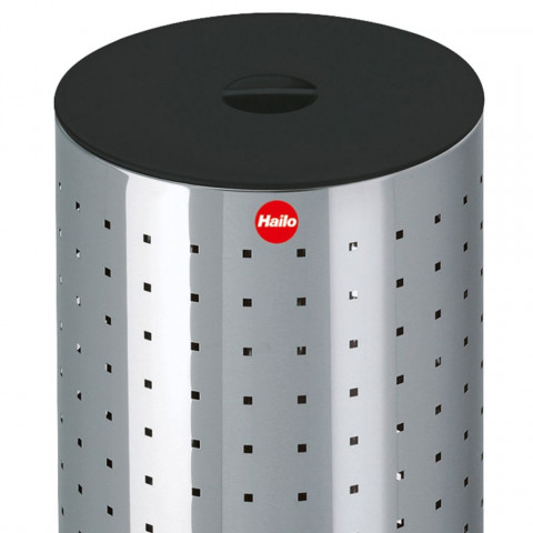 Hailo corbeille à linge bathline 42 l argenté 0744-221