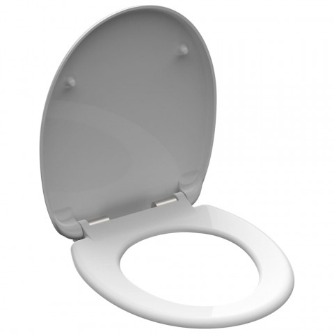 Siège de toilette duroplast avec fermeture en douceur white