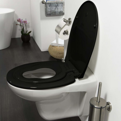 Siège de toilette et siège enfant tulsa noir