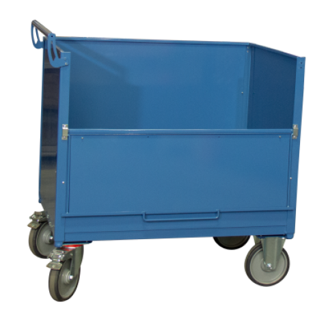 Chariot conteneur 1000 x 700 mm 500 kg - FIM - 800006471