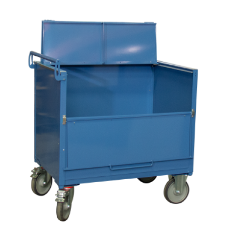 Chariot conteneur 1200 x 800 mm 500 kg - FIMM - 800006474