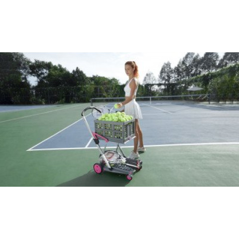 Chariot pliant Clax® équipé d'une caisse pliable 60 kg - 805010691