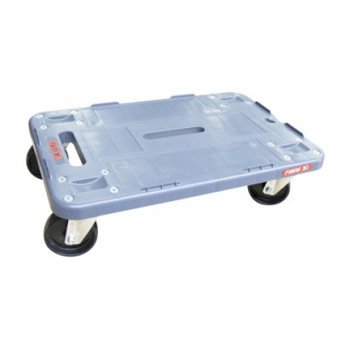 Plateau roulant polypropylène renforcé avec rebords 600 x 400 mm 500 kg - FIMM - 865007660