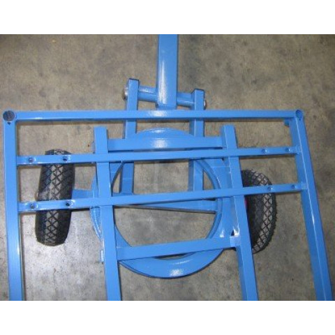 Chariot avant train pivotant 1600 x 800 mm roues caoutchouc 1000 kg - 800007131