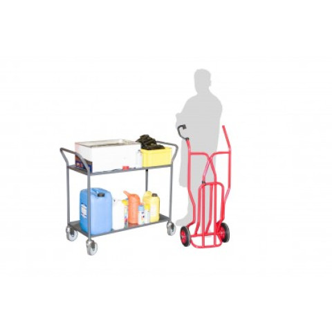 Servante à 2 plateaux tôle 935 x 435 mm 200 kg - FIMM - 880001365
