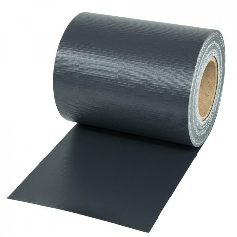 Brise vue brise vent film anti regards clôture paravent pvc gris anthracite 35 m 