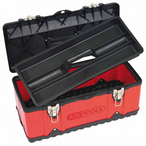 Caisse à outils ks tools - bi-matière - 470x 238x 203 - 850.0350