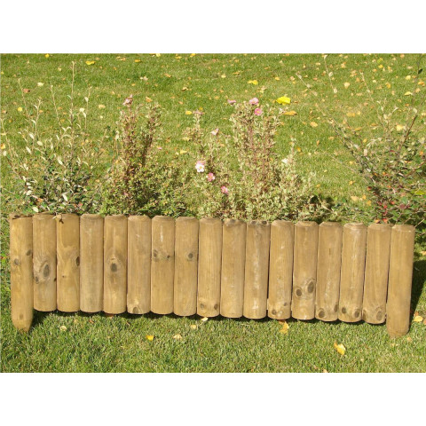 Bordure rigide marron fsc mixte
