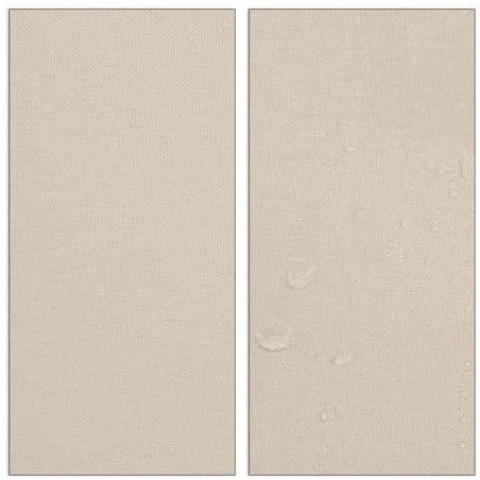 Voile d'ombrage rectangle 3 x 4 m beige