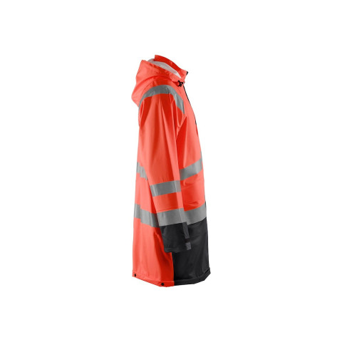 Veste de pluie longue niveau 1 haute-visibilité 43242000 - Couleur et taille au choix