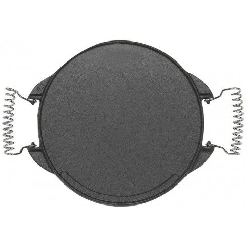Plancha ronde reversible en fonte