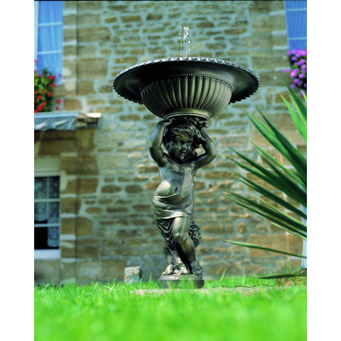 Fontaine de jardin angelot