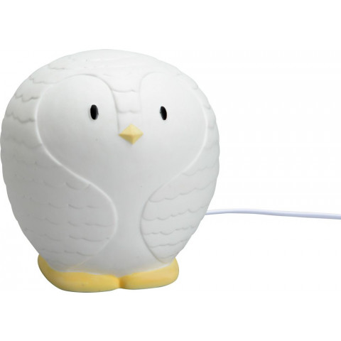 Lampe en porcelaine pingouin
