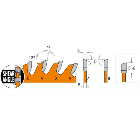 LAME CIRCULAIRE ITK PLUS HW 235X2.4X30(+25) Z=48 ATB+SHEAR 272.235.48M