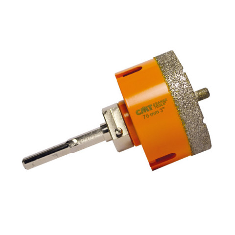 SCIE CLOCHE POUR MARBRE/GRANIT/CÉRAMIQUE DP H=35 D=35 DR 552-035 *MECHE DE ELARGESSIMENT NON COMPRISE*