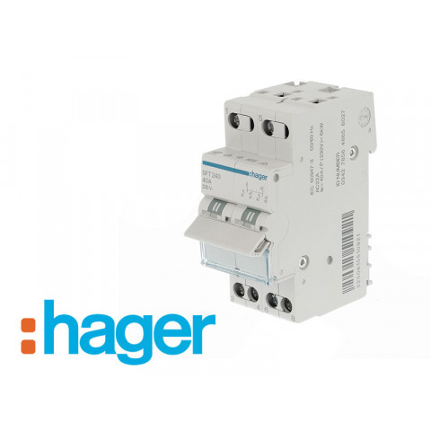 Inverseur de source monophasé 40a SFT240 HAGER