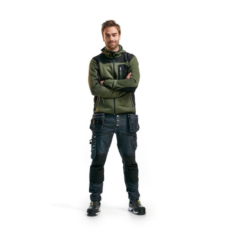 Veste tricotée à capuche 49302117 - Couleur et taille au choix