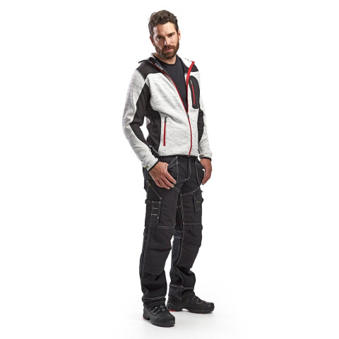 Veste tricotée à capuche 49302117 - Couleur et taille au choix