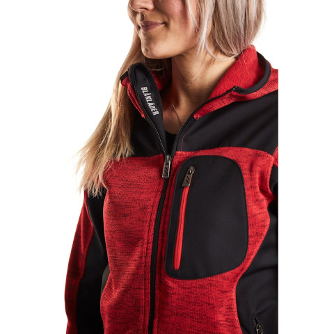 Veste tricotée à capuche femme 49312117 - Couleur et taille au choix